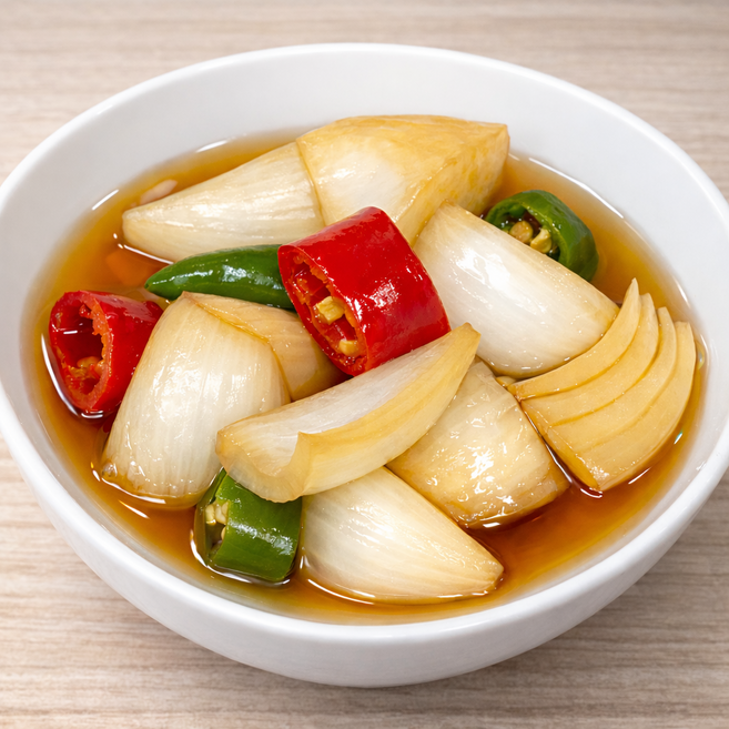 산지직송 밥도둑 수제 양파 장아찌, 1개, 500g