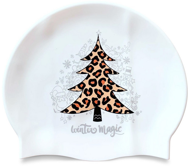 오호라스튜디오 링클 실리콘 수영모자, 트리 레오골드, 1개