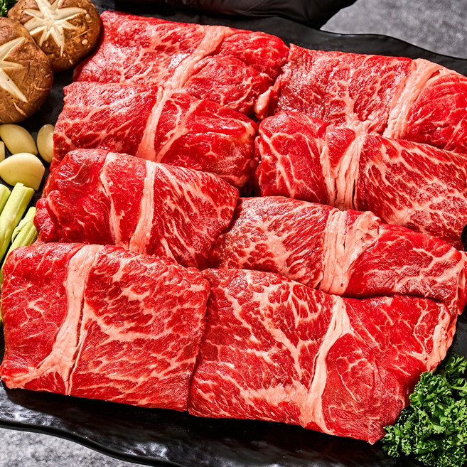 농가살리기 특급 흑우등심대패살, 1개, 300g