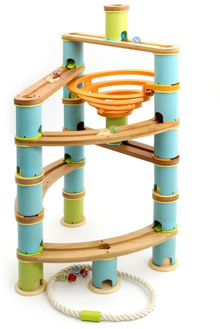 6살 남아 생일선물 구슬굴리기 원목 레일놀이105P+교재 초등1 조립장난감 5살블록 유치원, 1개