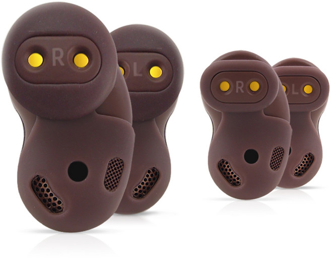 더조은셀러 갤럭시버즈 라이브 호환 이어캡 윙팁, 브라운