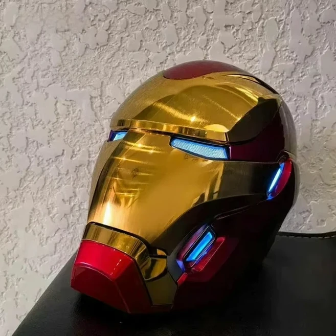 1:1 아이언맨 MK5 변형 가능한 팔 캐릭터 착호환 음성 제어 헬멧 모델 장난감 선물, 11 New MK5 Arm