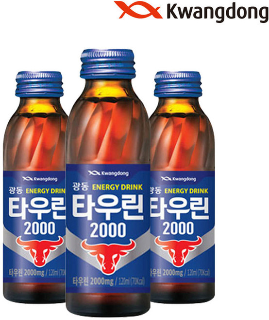 광동제약 타우린 2000 에너지 드링크, 120ml, 100개
