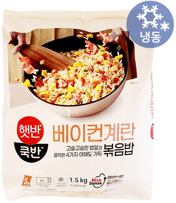 코스트코 햇반 쿡반 베이컨계란 볶음밥, 1개, 1.5kg