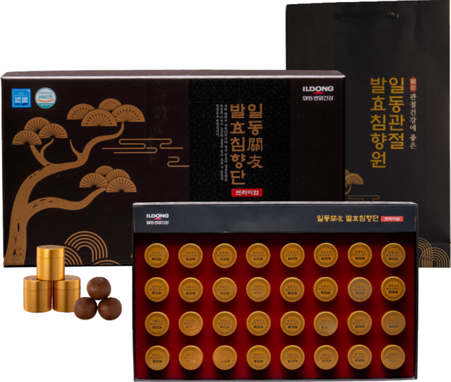 [본사 직영몰] 일동침향 침향단 프리미엄 32환 침향 녹용발효관절 침향환, 32개, 3.75g