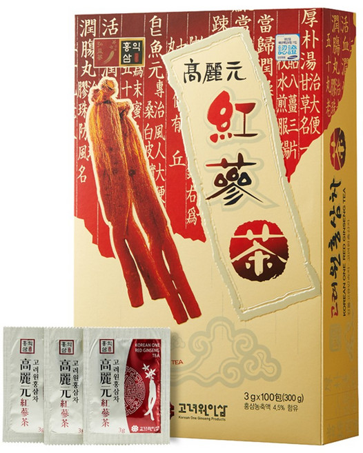 고려원 홍삼과립차 200T(100Tx2개), 3g, 100개입, 2개