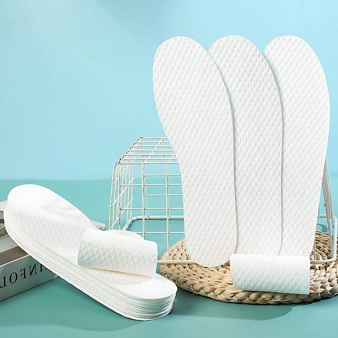 발땀 방지 엠보 펄프 일회용 통풍 깔창