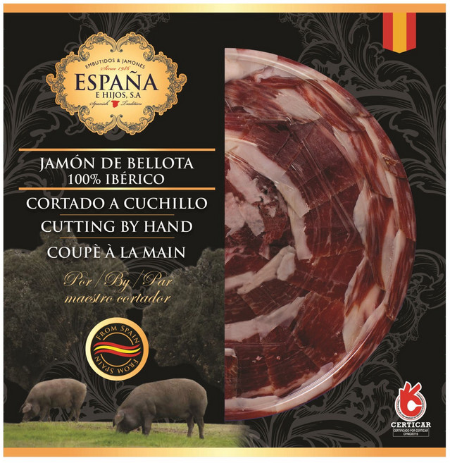 하몽 이베리코 베요타 핸드컷 스페인 슬라이스햄 90g/Jamon Iberico Bellota Hand-cut sliced 90g, 1개, 90g