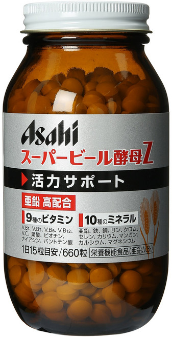 아사히 에비오스 슈퍼 맥주효모Z 660정, 1개