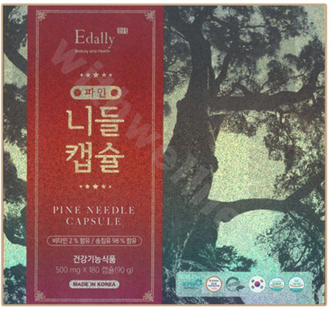 이달리 파인 니들 캡슐 180캡슐 송침유, 1개
