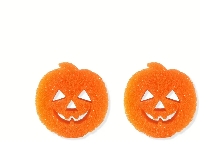 세탁기용 컬러 스펀지 스크래치 방지 세척 온도 조절 설거지용, 05 2Pcs Orange