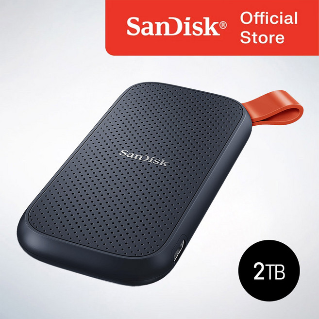 샌디스크 Portable SSD E30, 2TB, 블랙