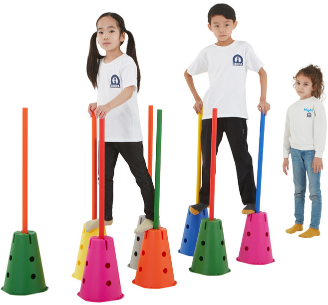 아이소파 뉴컬러아이짐 허들콘세트 NIGM-97 유아 밸런스 허들 밸런스 체육 대회 교구