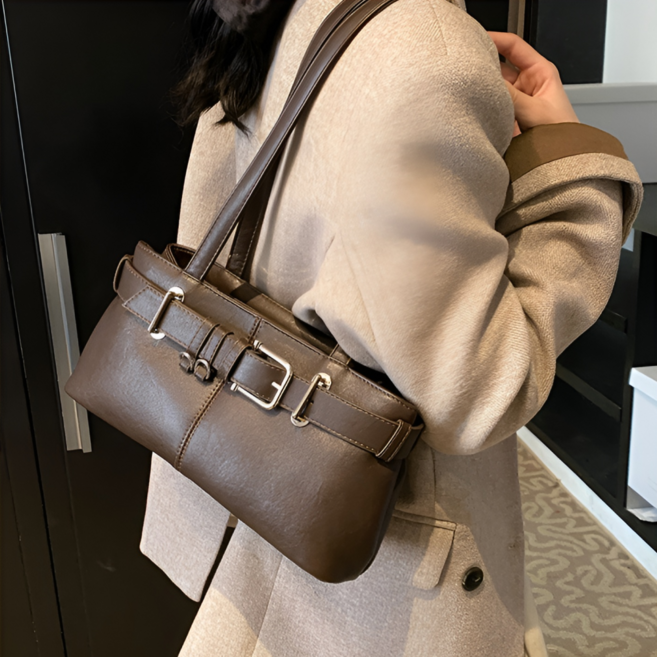 여성 바게트백 바게트 숄더백 벨트 포인트 가방