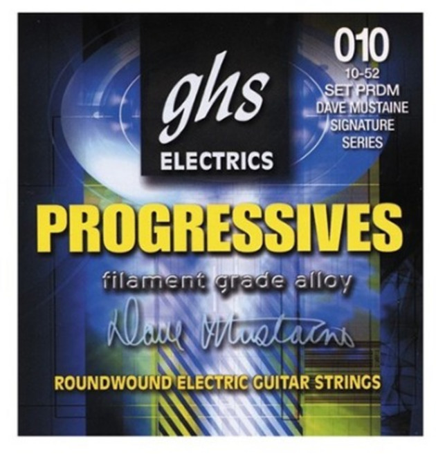 GHS Dave Mustain PRDM 일렉기타줄 스트링 010-052, 1개
