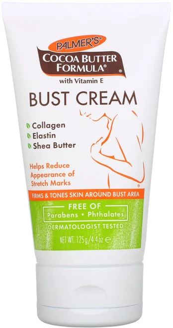 Palmers 비타민E 함유 코코아 버터 포뮬라 가슴 크림 125g(4.4oz) 2팩, 125g, 1개 - 쿠팡