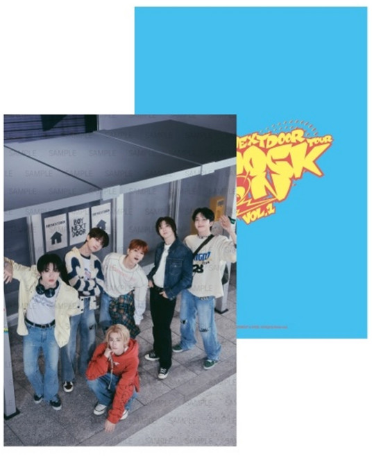 [옵션선택] 보넥도 공식 굿즈 포토카드 파우치 포스터 엽서 부채 키링 보이넥스트도어 KNOCK ON 단독 투어 엠디 모음집 BOYNEXTDOOR md keyring, 단체 포스터, KNOCK ON 공식 md