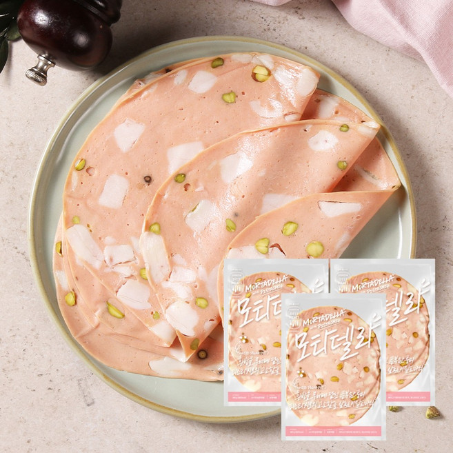 존쿡 델리미트 정통 이탈리안 슬라이스 모타델라 100g X 3개