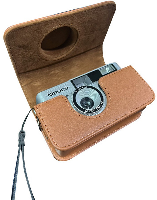 柯達 KODAK F8 全格相機 底片相機 可換底片 傻瓜相機 含發票, 棕色通用皮套（無主機）, 1個