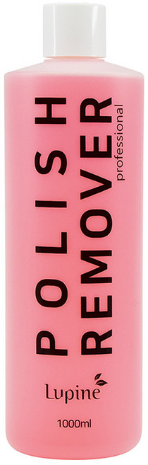 루핀 폴리쉬 리무버 1000ml(딸기) 네일 팔리쉬 일반 매니큐어 저자극 아세톤, 1000ml, 1개