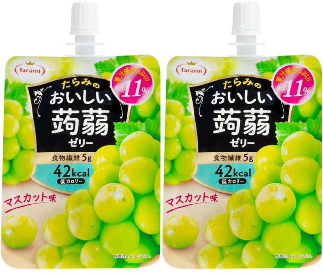 맛있는 곤약 젤리 머스캣맛, 150g, 12개