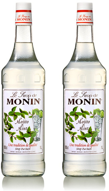모닌 모히또민트 시럽, 1L, 2개