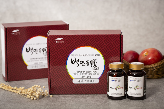 백만돌이 굼벵이 환 200g 국내산 100%, 1개