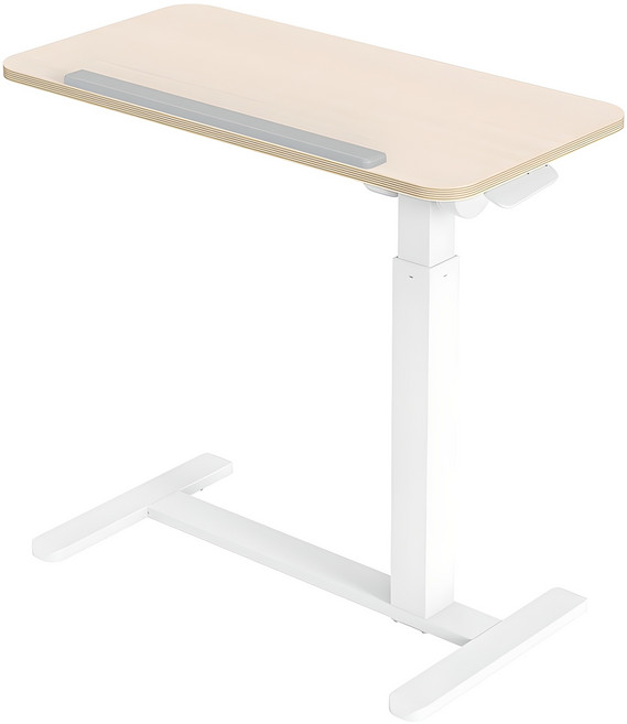 핏쳐 이동식 각도조절 사이드테이블 FDTS2, 메이플 + 화이트