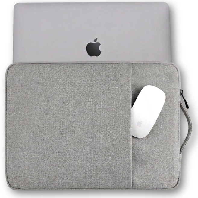 팍클리 4중 쿠션 노트북 가방 파우치, 1개, 모던그레이