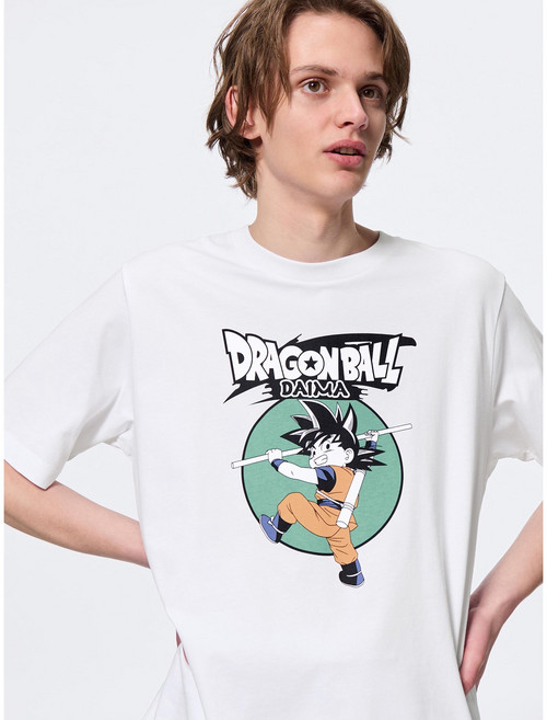 [일본정품]지유 GU 그래픽 티셔츠 드래곤볼 손오공 355844