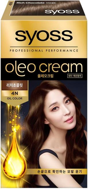 사이오스 올레오크림 염모제, 4N리치초콜릿, 1개 - 쿠팡
