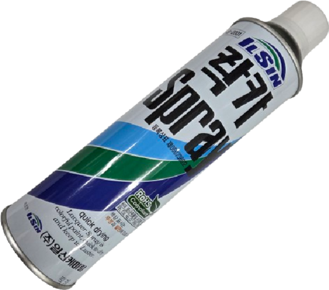 일신 락카 스프레이 420ml 31가지 색상 컬러 도색 페인트, 금색(332), 1개