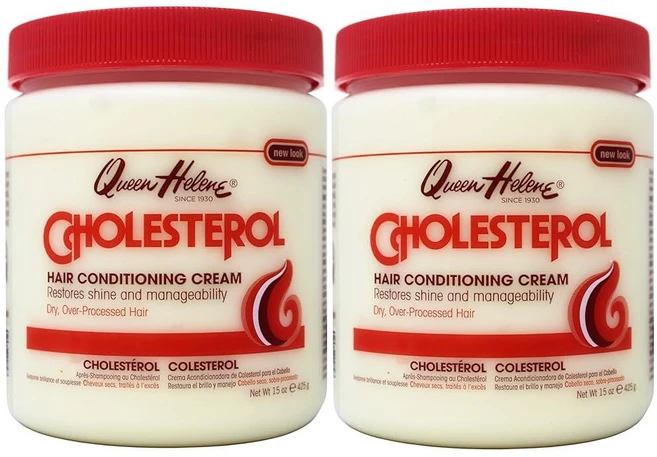 Queen Helene 콜레스테롤 크림 헤어 컨디셔닝 425g 2팩 138557 - 쿠팡
