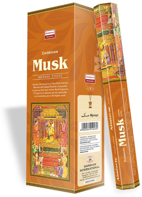 다르샨 인센스스틱 6팩 세트 120개입