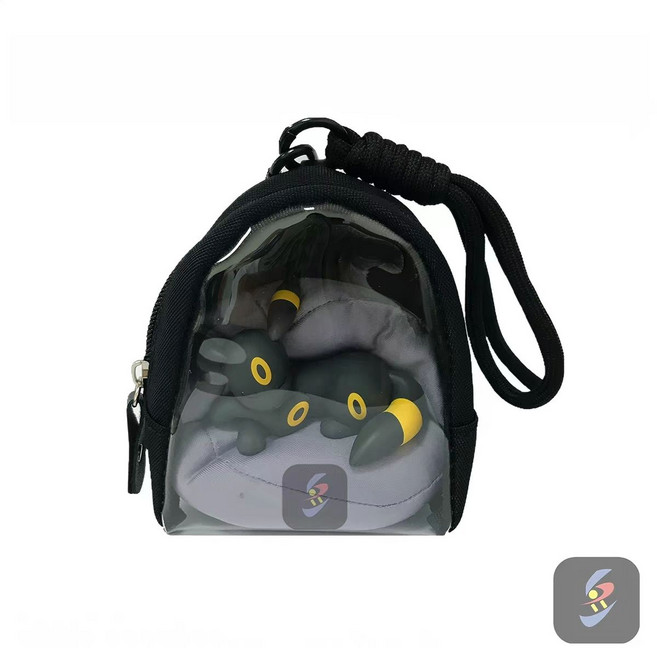寶可夢 DIY 沙發睡姿 掛飾 仙子伊布 卡比獸 基拉祈 吊飾背包掛件, 1個, 月亮伊布+沙發+掛飾小黑包每一款都是正版寶可夢+掛飾包