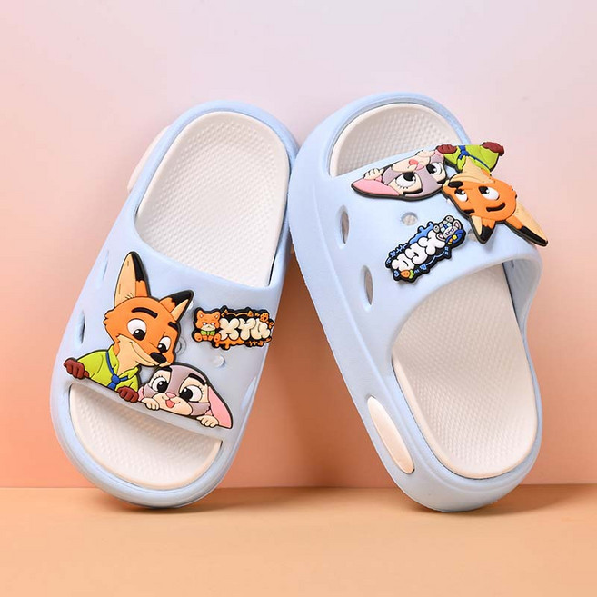 주토피아 2026 아동 슬리퍼 남아 여아 공용 미끄럼방지 실내외용