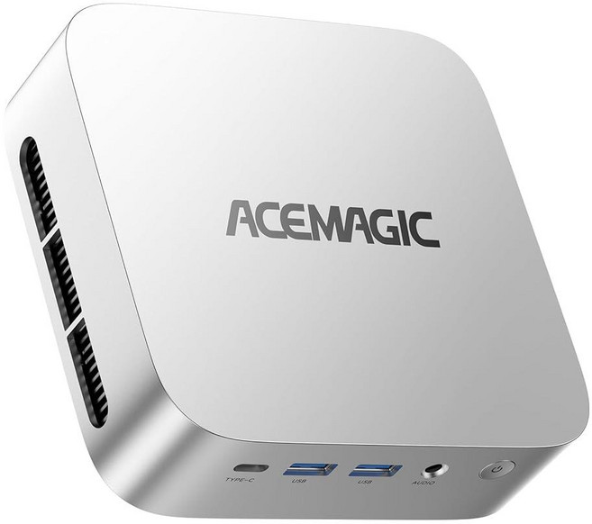 ACEMAGIC Vista V1 미니 PC 16GB DDR4 RAM 256GB SSD 컴퓨터 13세대 인텔 N150 (비트 N100 N95 최대 3.6Ghz) UHD 4K