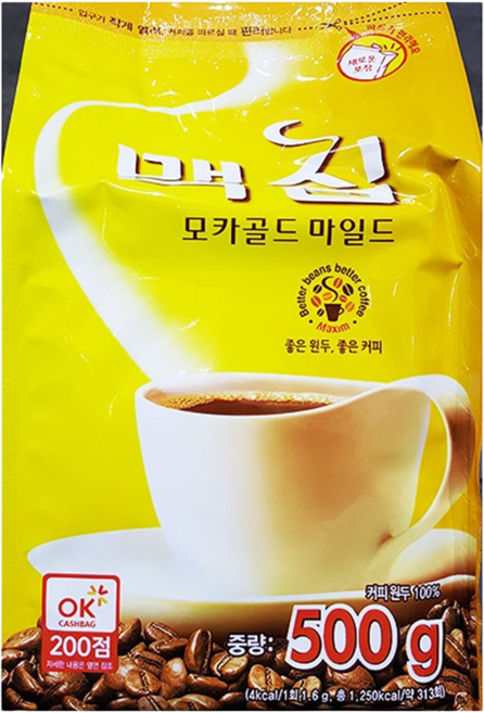 모카골드커피 맥심 500g, 11.6g, 1개, 1개입