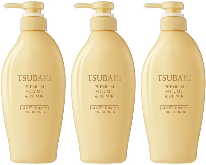 츠바키 프리미엄 볼륨 & 리페어 컨디셔너, 450ml, 3개 - 쿠팡