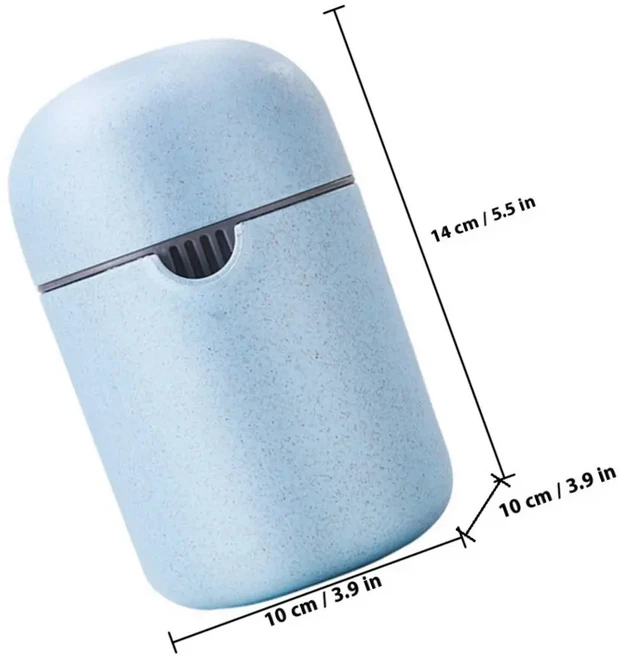 수동 핸드 쥬서 감귤 오렌지 착즙기 휴대용 두꺼운 디자인 과일 컵 간편 세척 다기능, 03 Sky-blue