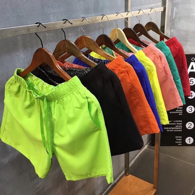 男生速乾沙灘褲 海灘褲 熱褲 膝上三分褲