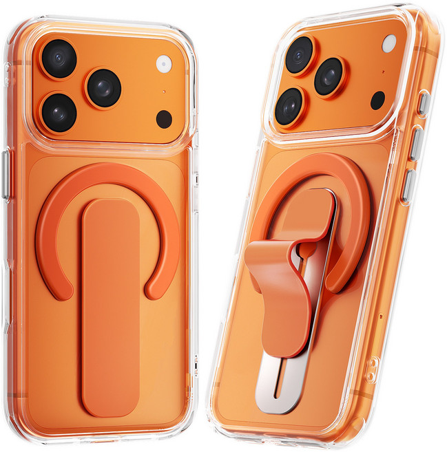 AITEWO 아이폰 갤럭시 맥세이프 휴대폰 케이스 투명 그립 홀더 스크래치 방지 충격 흡수 변색 방지