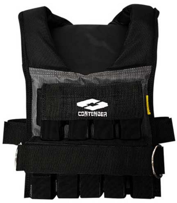 컨텐더 중량조끼 헬스조끼 웨이트트레이닝 웨이티드, 단일-구성품 미포함, 20kg