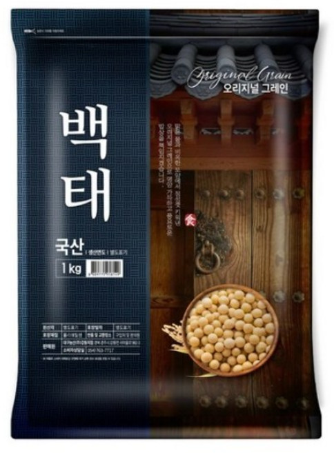 오리지널그레인 백태, 1kg, 1개