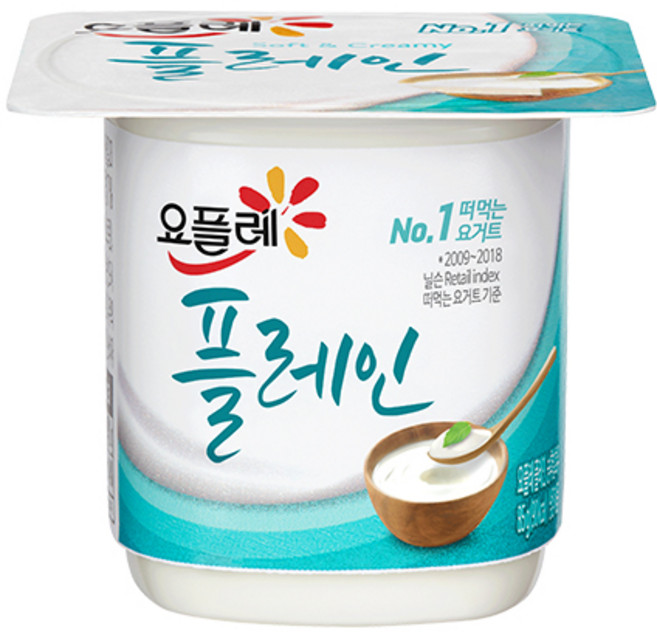 빙그레 요플레 플레인 85g, 24개