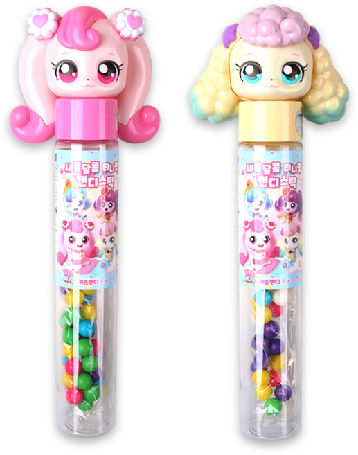 캐치티니핑 비타민 캔디스틱 15g 하츄핑 포실핑, 1세트