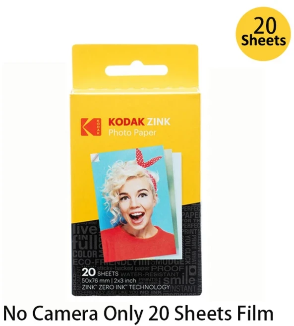 일회용 카메라 휴일 선물 코닥/코닥 프린토매틱 카메라 코닥 프린토매틱 징크 페이퍼, 16 No Camera Only Film