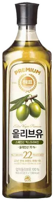 사조 올리브유 900ml 2개