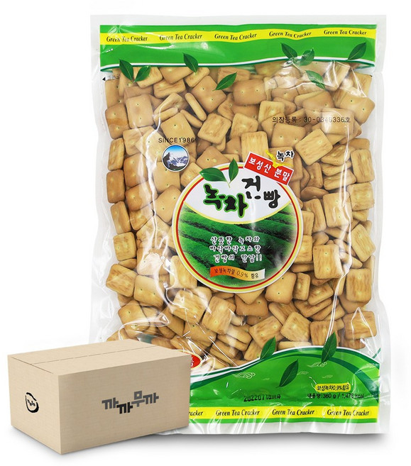 정든 녹차건빵, 12개, 360g