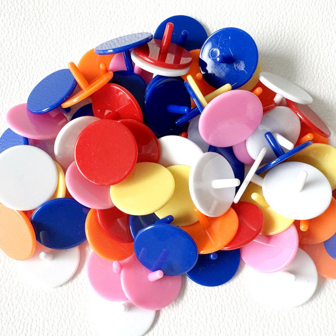 골프 플라스틱 배꼽마크 골프 그린 볼 마킹 golf mark 필드 캐디용품 버디나비, 100개, 100개, 믹스